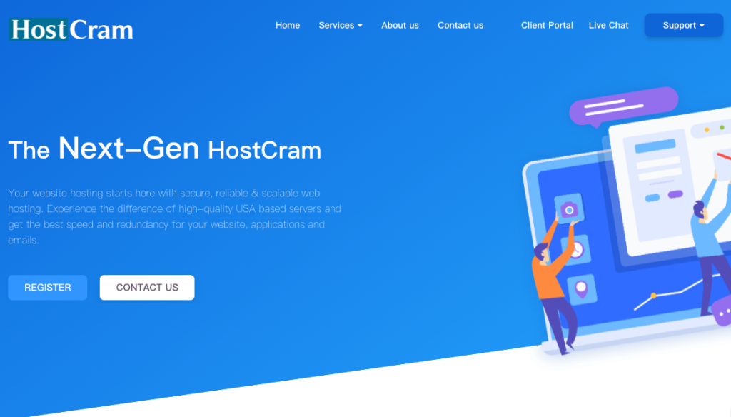 HostCram  – 5.1 Ghz i9 CPU VPS 仅需 $24/年！