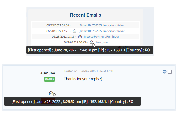 Lara Email Tracker